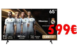 Comprar TV  Hisense 65E77NQ